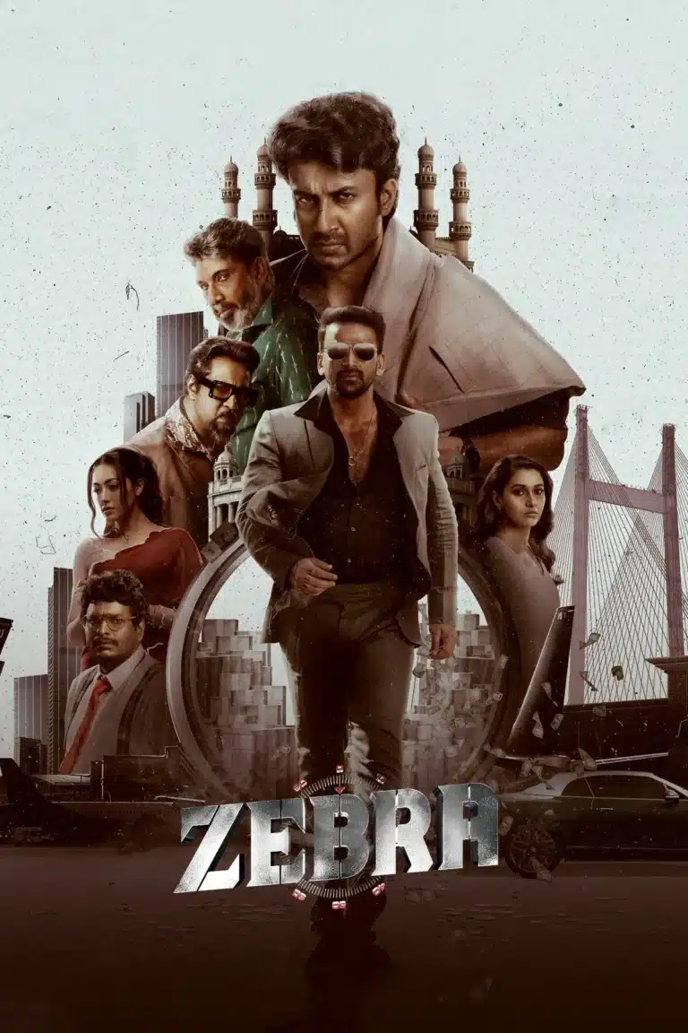 Free Zebra (2025) (Hindi + Telugu) Dual Audio UnCut South Movie HD ESub